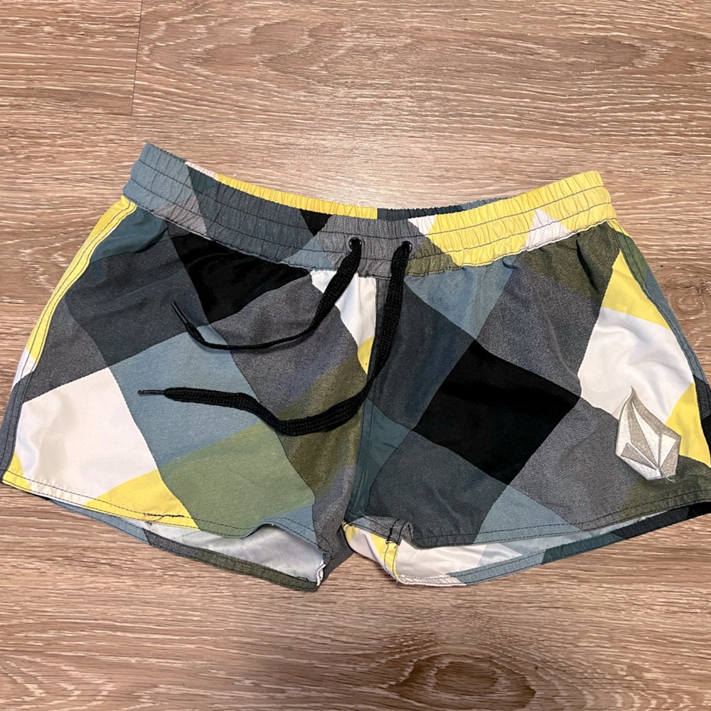 Volcom Multicolor Geometric Women's Shorts